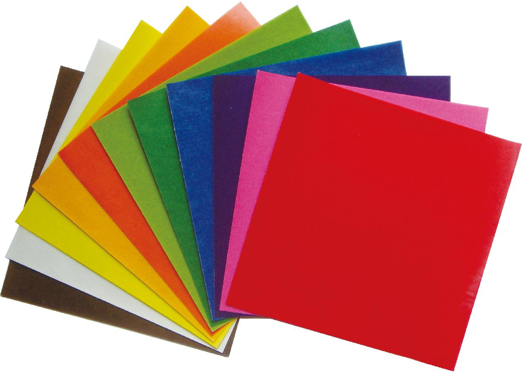 Kite Paper, Large - 11 Standard Assorted Colors, 8.66”x8.66” (22x22cm)