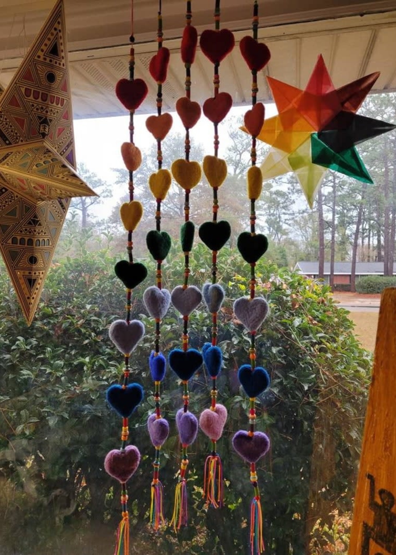 Valentine Hearts Sun-catcher Kit - Lake Champlain Waldorf School